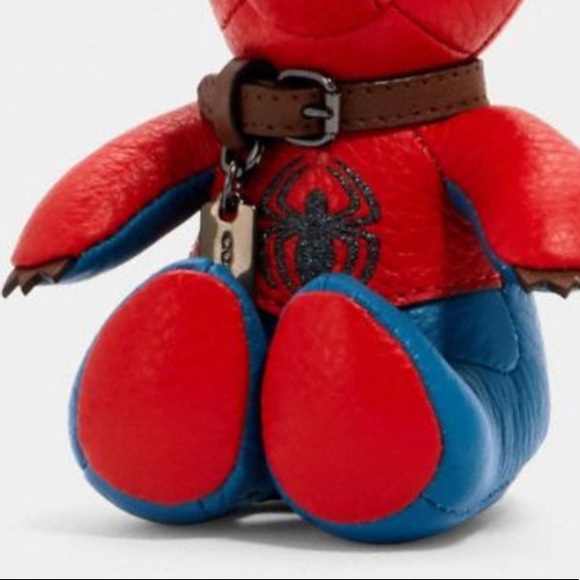 Coach Marvel Spider-Man Collectible Bear Bag Charm - Picture 3 of 6